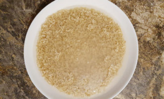 Промывание риса